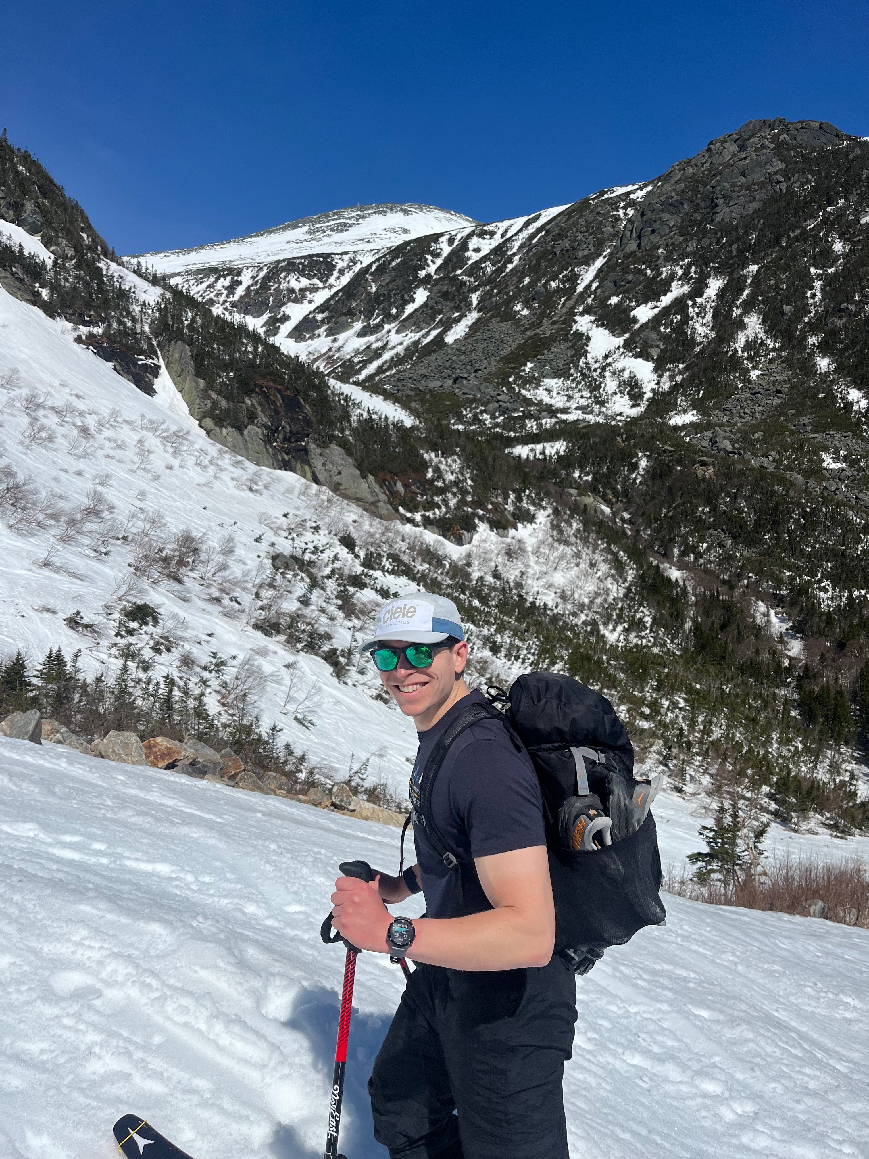 Alpine touring skiing